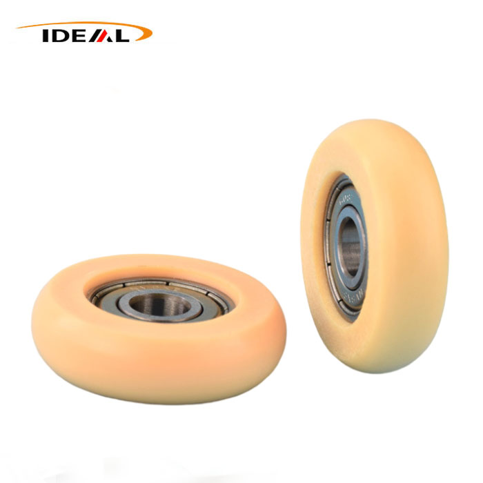 304 ສະແຕນເລດ bearing ເຄືອບ Delrin 100P POM roller